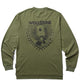 Wolverine Men's Flame Resistant Long Sleeve Print Tee - Moss - W1206550-321 - Overlook Boots