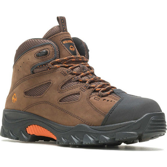 Wolverine Men's Hudson Steel Toe Hiking Work Boot - Brown - W02194  - Overlook Boots