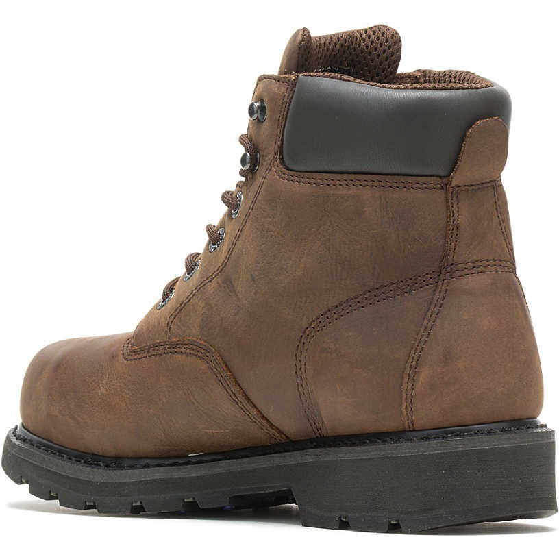 Wolverine Men's McKay 6" Steel Toe WP MG Work Boot - Brown - W05679  - Overlook Boots