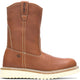 Wolverine Men's Rugged 10" Soft Toe Wellington Work Boot- Brown- W08285 7.0 / Medium / Brown - Overlook Boots