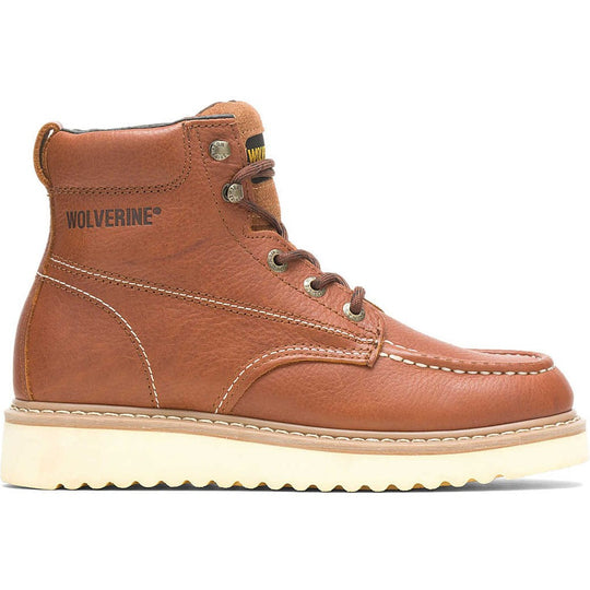 Wolverine Men's 6" Soft Toe Waterproof Work Boot - Tan - W08288 7.0 / Medium / Tan - Overlook Boots