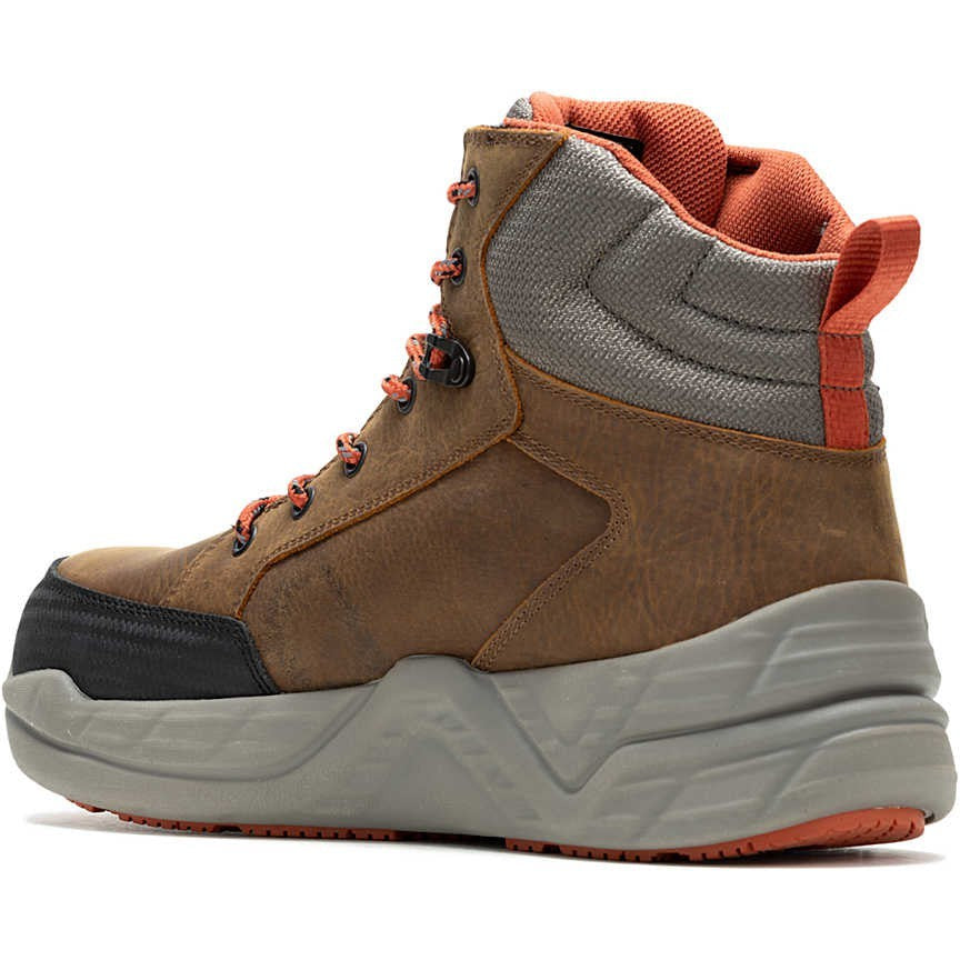 Wolverine Men's ProShift LX 6" Composite Toe Waterproof Work Boot- Brown- W241011 - Overlook Boots