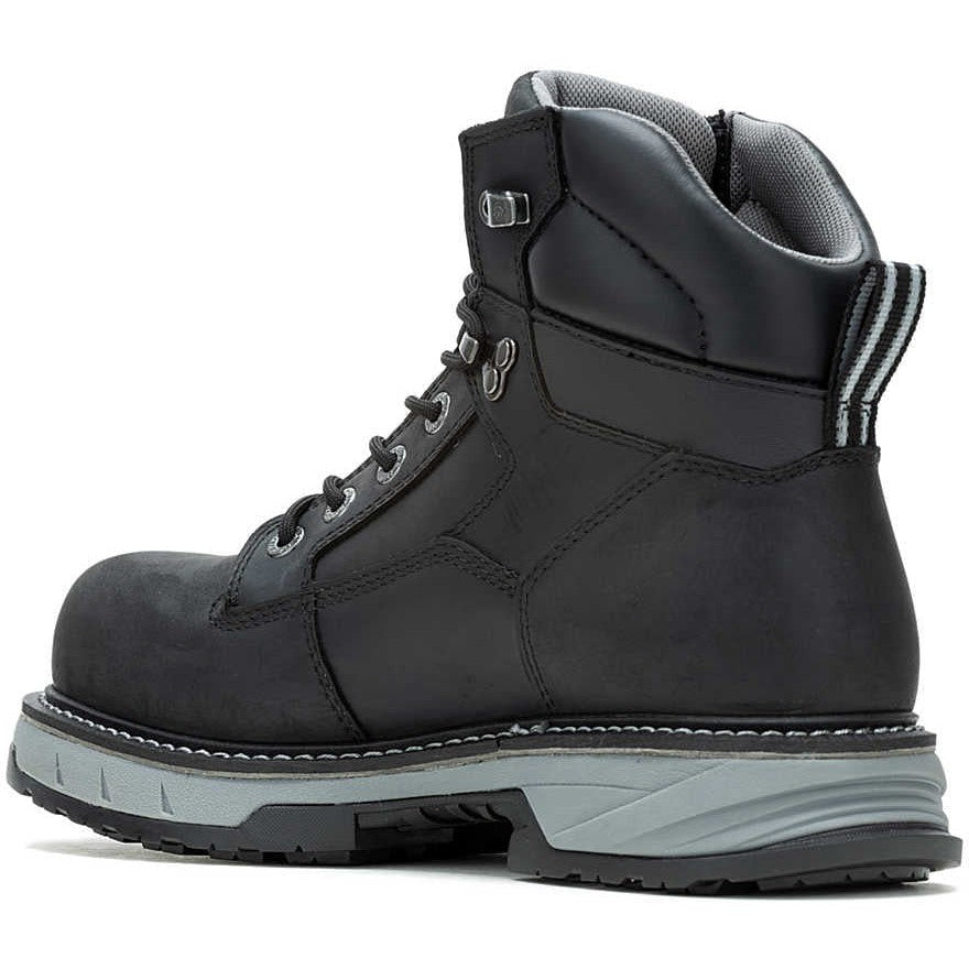Wolverine Men's Reforce 6" Carbonmax Comp Toe WP Work Boot- Black- W241022  - Overlook Boots