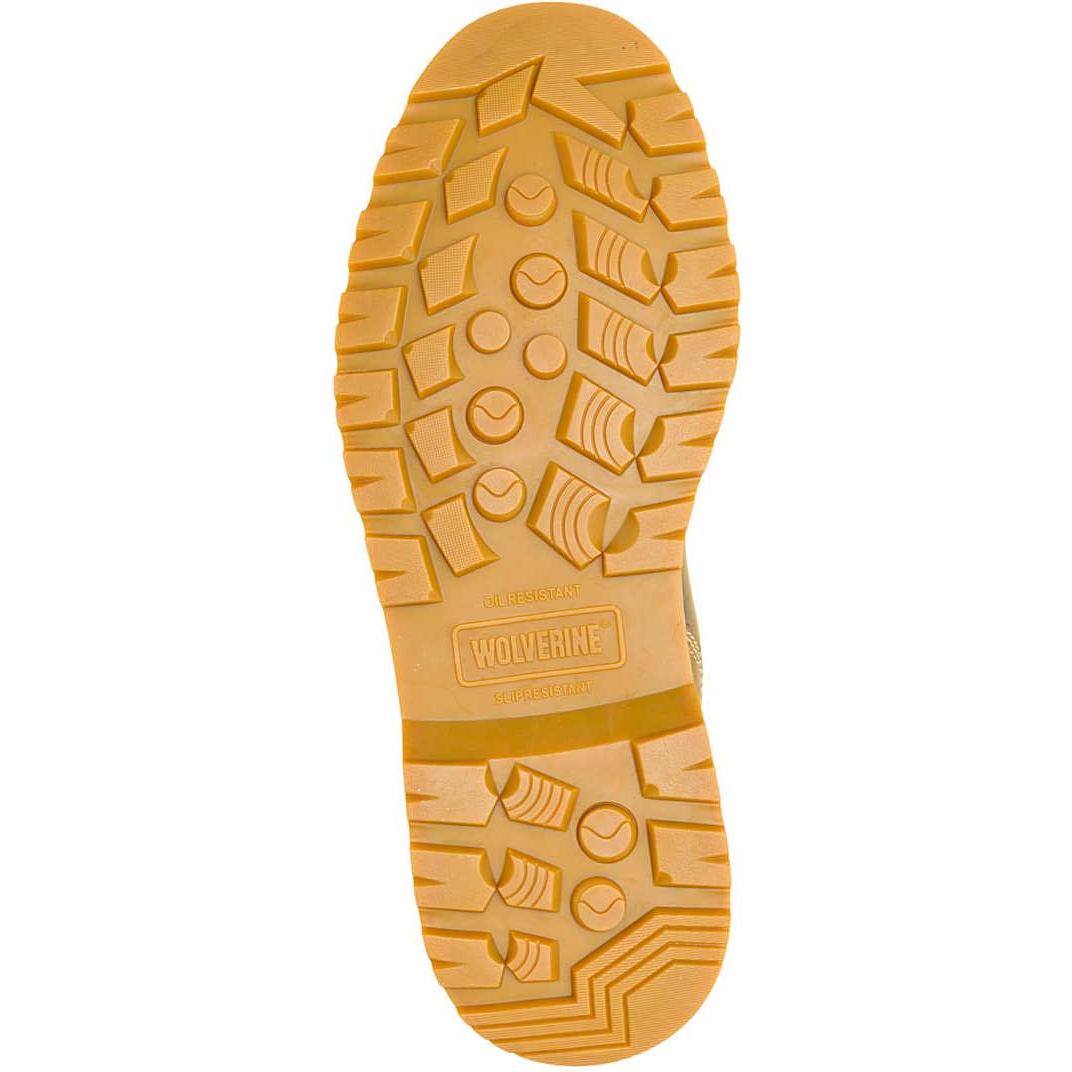 Wolverine Men's Floorhand Moc Toe Waterproof Pull On Wellington Work Boot - Wheat - W250029 - Overlook Boots