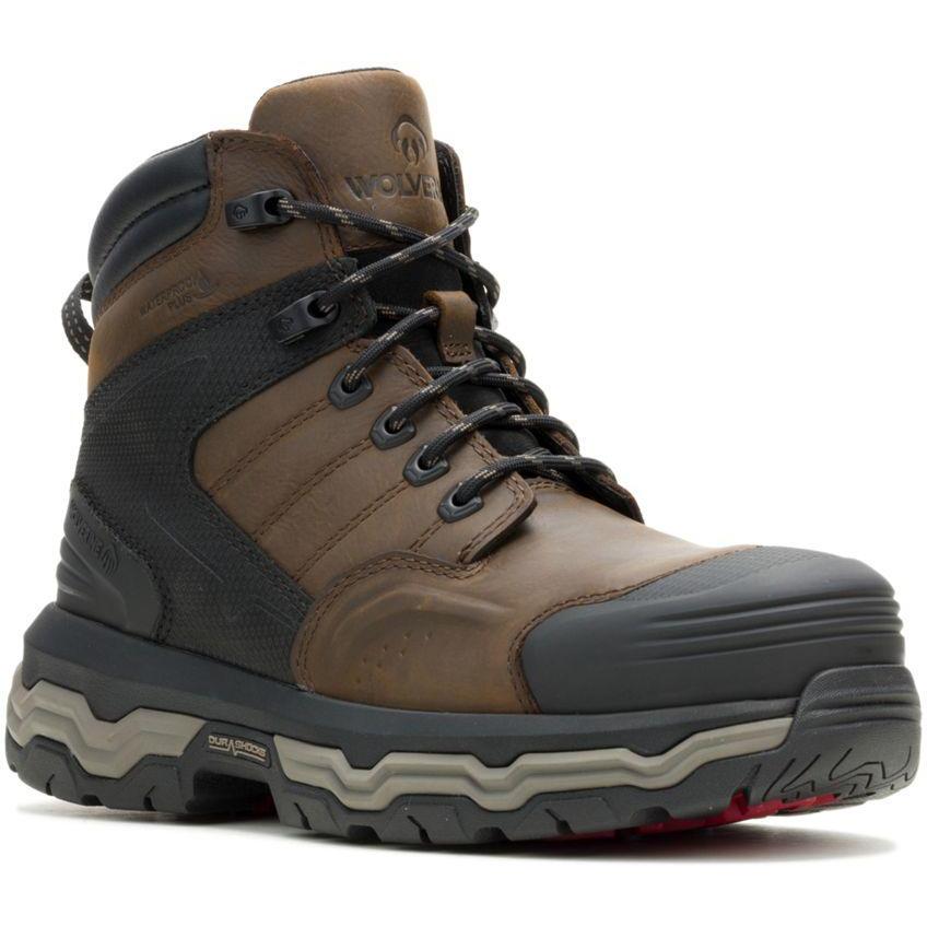 Wolverine Men's Rancher Steel Toe Waterproof Met Guard Wellington Boot W10929 7 / Medium / Brown - Overlook Boots