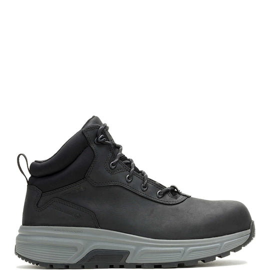 Wolverine Men's Ride Performance Soft Toe Waterproof Mid Wedge Work Boot - Black - W250061 - Overlook Boots
