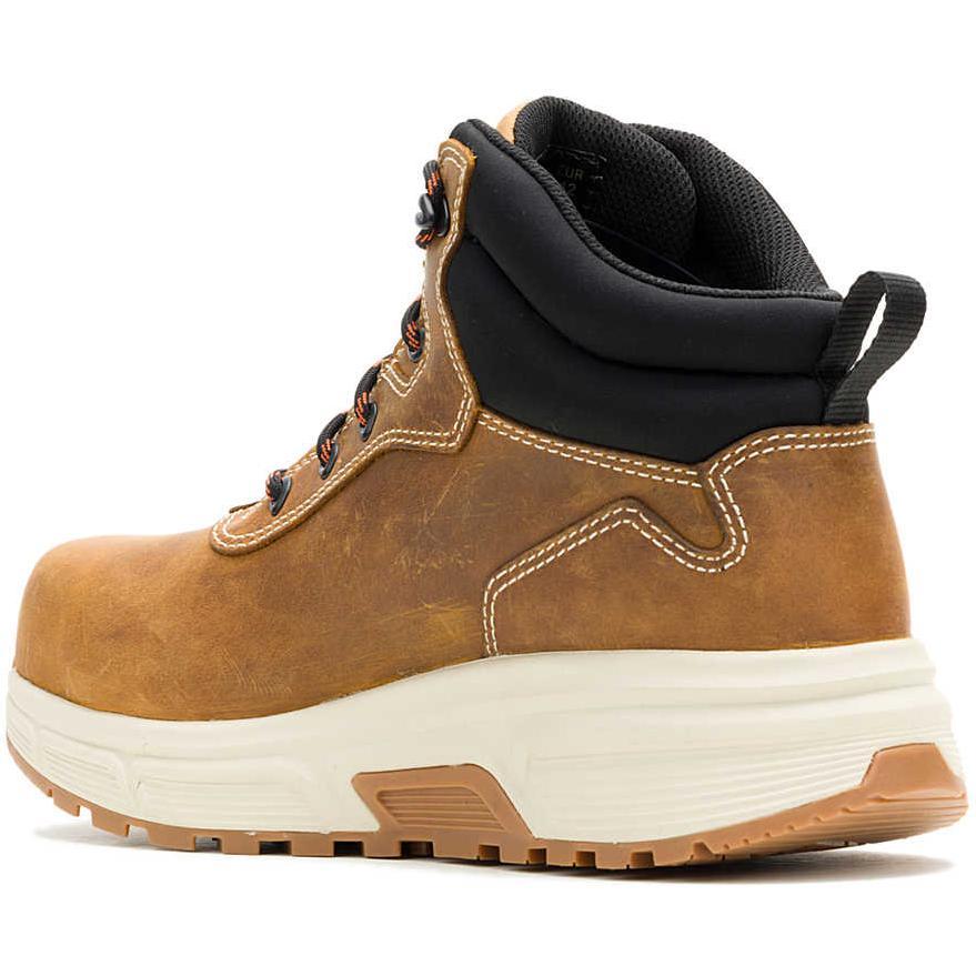 Wolverine Men's Ride Performance Soft Toe WP Mid Wedge Work Boot - Cashew - W250062 - Overlook Boots
