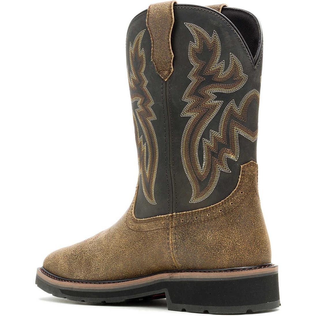 Wolverine Men's Rancher Steel Toe Waterproof Western Work Boot - Black - W251141 - Overlook Boots