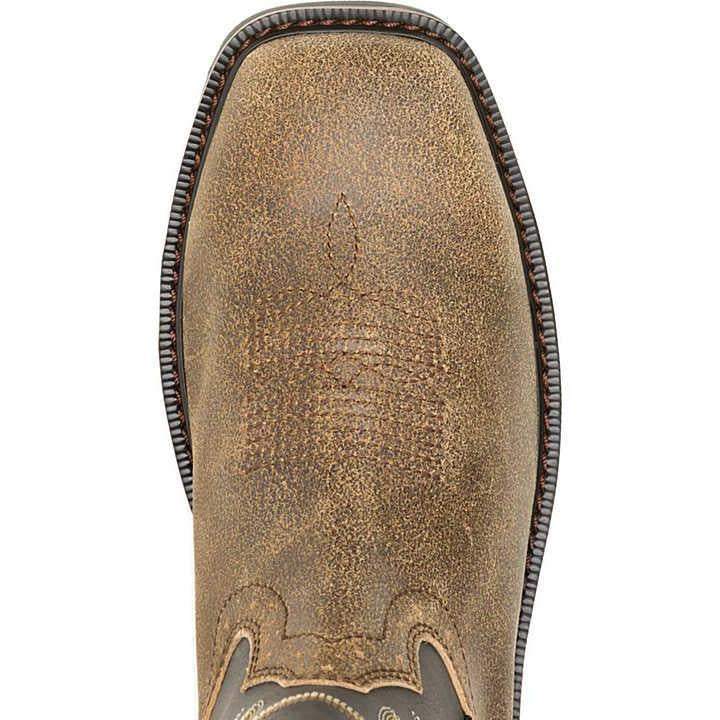 Wolverine Men's Rancher Steel Toe Waterproof Western Work Boot - Black - W251141 - Overlook Boots