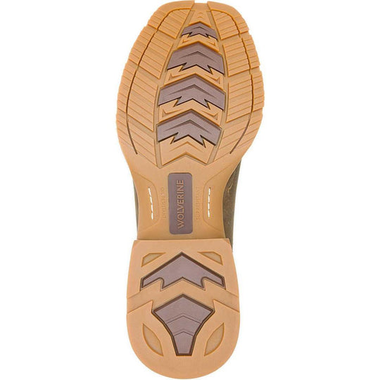 Wolverine Men's Rancher Level Pull On Wellington Work Boot - Brown - W250067 - Overlook Boots