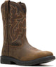 Wolverine Men's Rancher Level Steel Toe Waterproof Western Work Boot - Coffee - W251049 7.0 / Medium / Dark Coffee - Overlook Boots