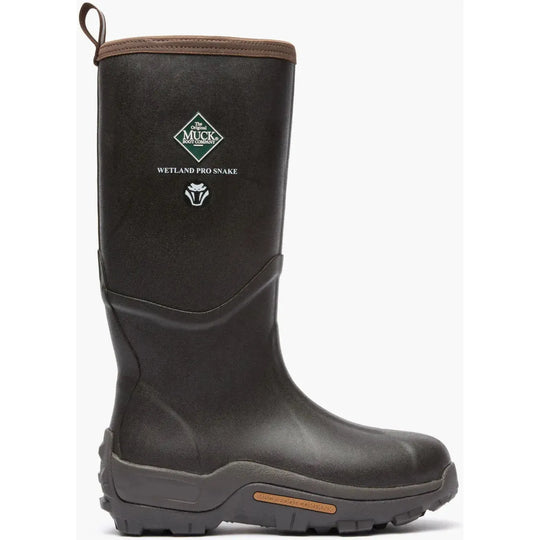 Muck Men's Wetland Pro Snake Waterproof Outdoor Rubber Work Boot - Brown - WETP-900 - Overlook Boots