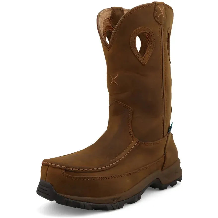 Twisted X Women's BarnShield 10" Comp Toe Waterproof Hiker Boot - Saddle - WHKBNW1 - Overlook Boots