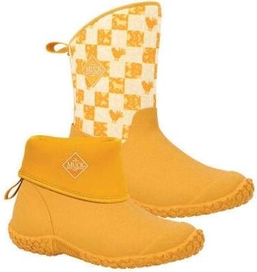 Muck Women's Muckster II Mid Waterproof Ankle Work Boot -Yellow- WM28FRM - Overlook Boots