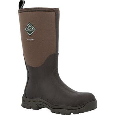 Muck Women's Wetland Waterproof Work Boot -Brown- WMT998K  - Overlook Boots