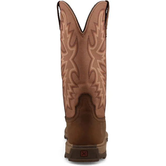 Twisted X Women's UltraLite X 11" Comp Toe Western Work Boot - Brown - WULN004 - Overlook Boots