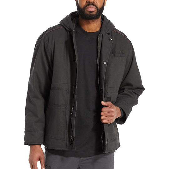 Wolverine Men's Guardian Cotton Work Jacket Onyx - W1208510-031 - Overlook Boots