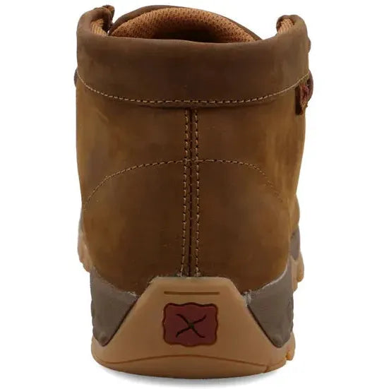 Twisted X Women's CellStretch Comp Toe Chukka Driving Work Boot - Saddle - WXCC001 - Overlook Boots