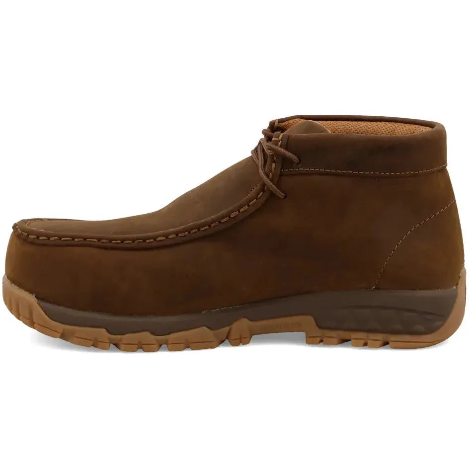 Twisted X Women's CellStretch Comp Toe Chukka Driving Work Boot - Saddle - WXCC001 - Overlook Boots