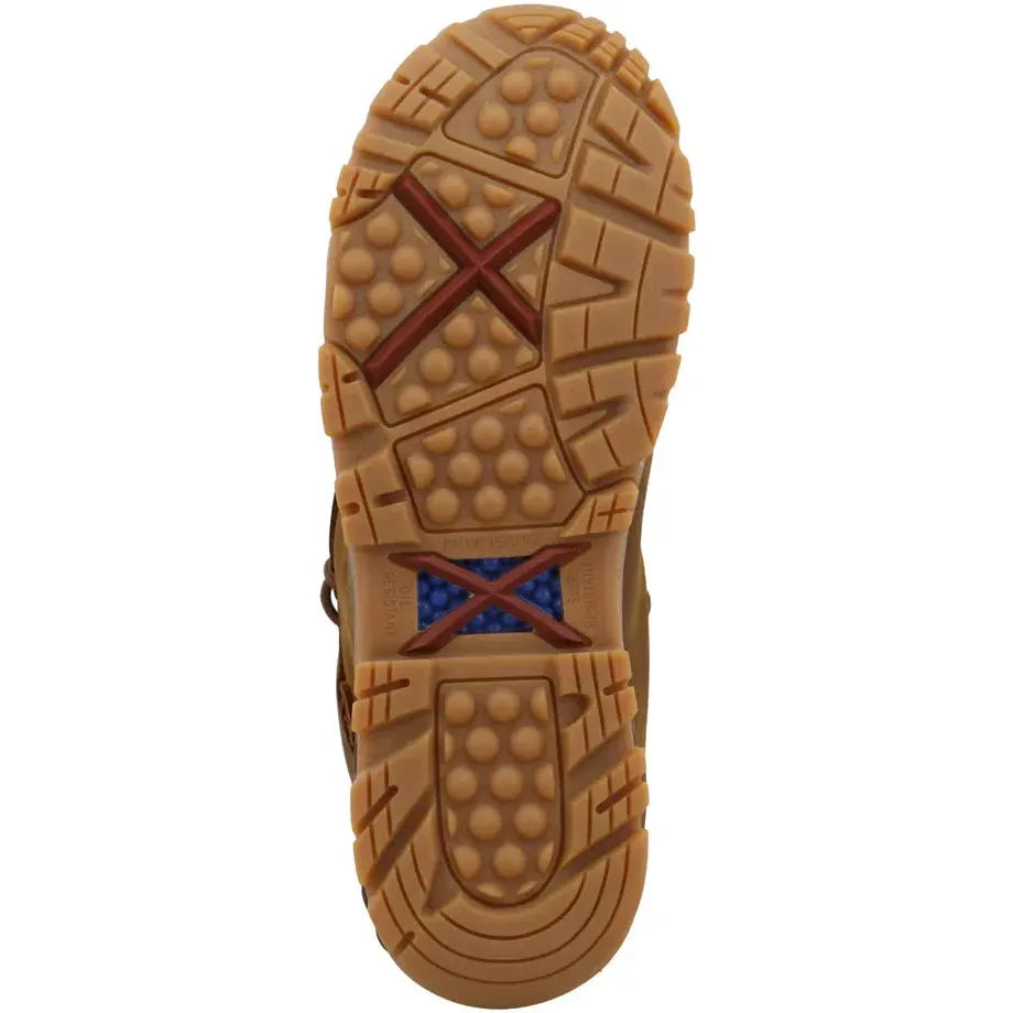 Twisted X Women's CellStretch Comp Toe Chukka Driving Work Boot - Saddle - WXCC001 - Overlook Boots