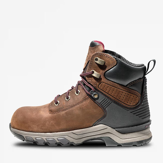 Timberland Pro Women's Hypercharge 6" Comp Toe Waterproof Work Boot - Brown - TB1A4115214 - Overlook Boots