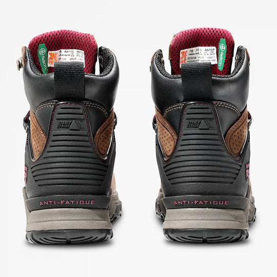 Timberland Pro Women's Hypercharge 6" Comp Toe Waterproof Work Boot - Brown - TB1A4115214 - Overlook Boots