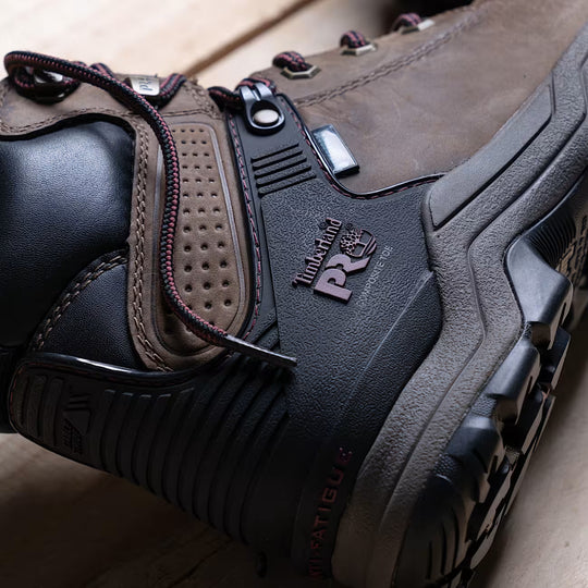 Timberland Pro Women's Hypercharge 6" Comp Toe Waterproof Work Boot - Brown - TB1A4115214 - Overlook Boots