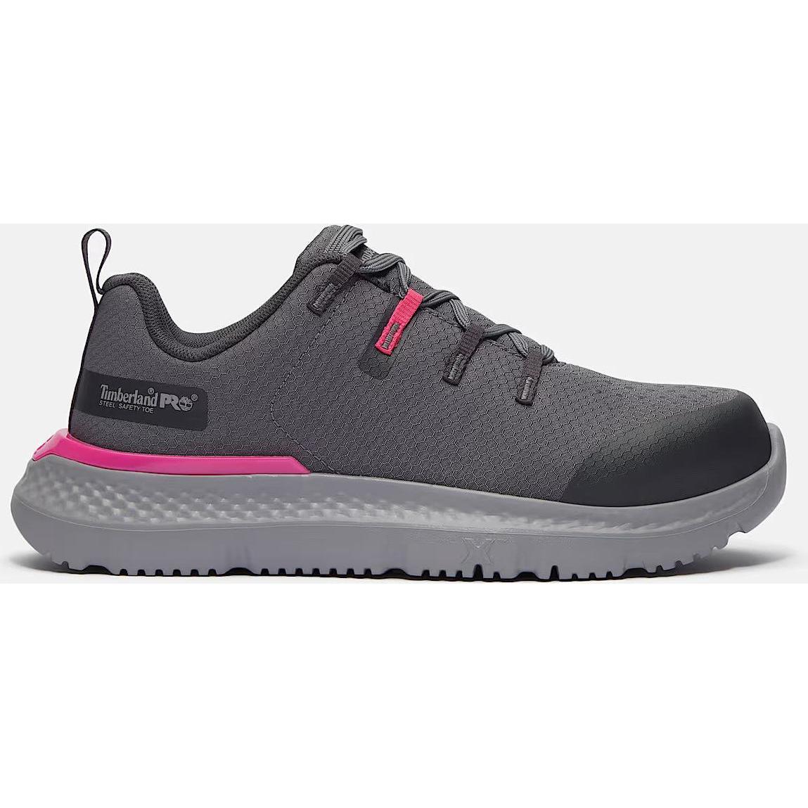 Timberland Pro Women's Intercept Steel Toe Sneaker Work Shoe TB0A5SVZEOT 5.0 / Medium / Grey - Overlook Boots