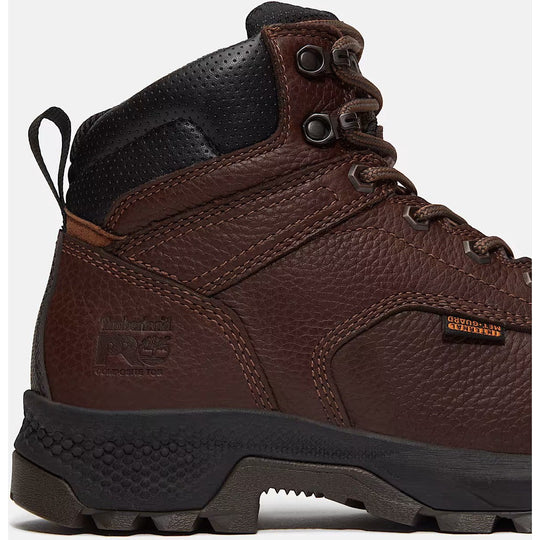 Timberland Pro Women's TiTAN® EV 6" Composite Toe Metguard Work Boot- Brown- TB0A6377W01 - Overlook Boots