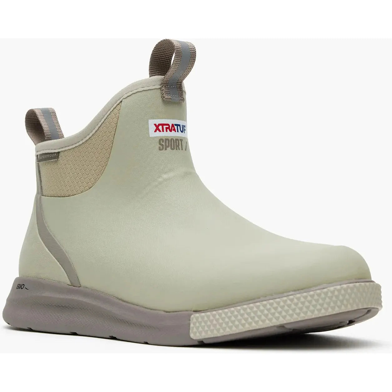 Xtratuf Men's Ankle Deck 6" Waterproof Deck Sport Boot - Stone - XADSM103 7 / Medium / Stone - Overlook Boots