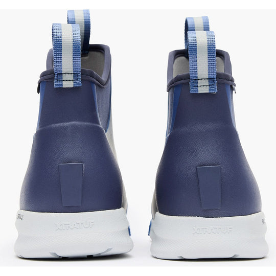 Xtratuf Men's Ankle 6" Soft Toe Waterproof Slip Resistant Sport Deck Boot - Blue - XADSM202 - Overlook Boots