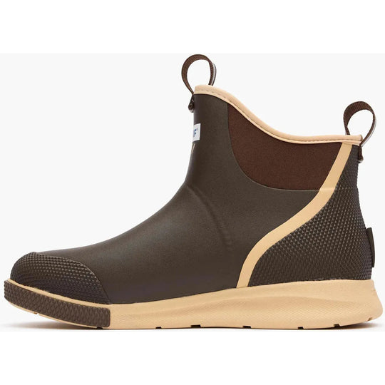 Xtratuf Men's Ankle 6" Waterproof Slip Resist Deck Sport Boot- Brown- XADSM901 - Overlook Boots