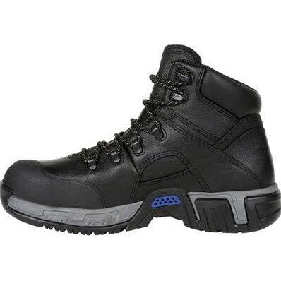 Michelin Men's Hydroedge 6" Steel Toe Waterproof Work Boot -Black- XHY866 - Overlook Boots