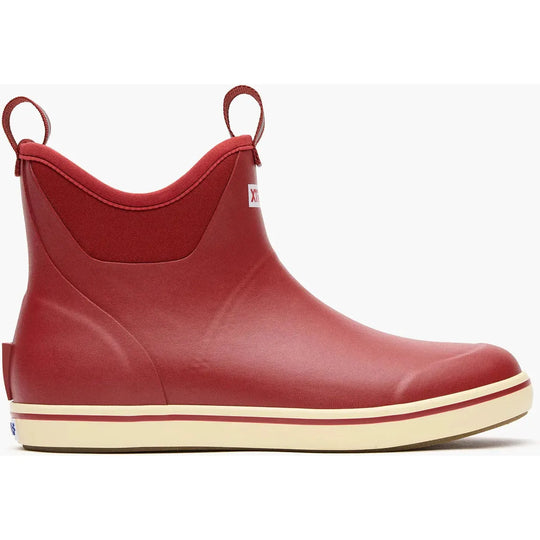 Xtratuf Men's Ankle 6" Waterproof Moisture Wicking Deck Boot - Red - XMAB602 - Overlook Boots