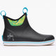 Xtratuf Men's Ankle 6" Waterproof Guy Harvey Deck Boot - Black - XMABGH00 - Overlook Boots
