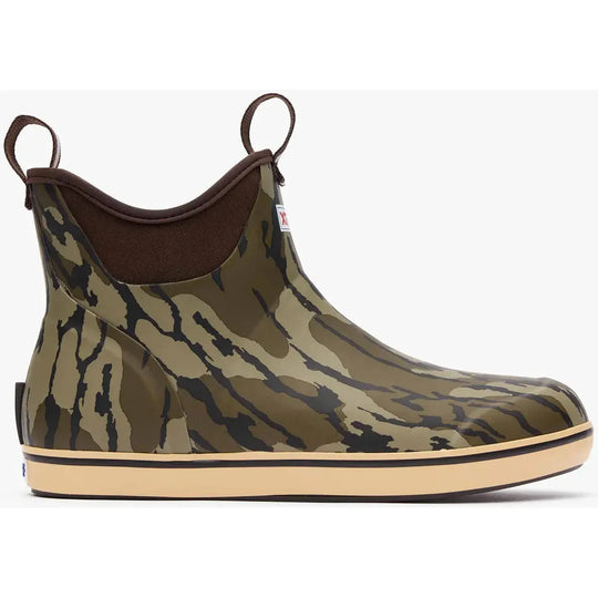Xtratuf Men's 6" Mossy Oak Bottomlands Ankle Deck Waterproof Boot - XMABMOB - Overlook Boots