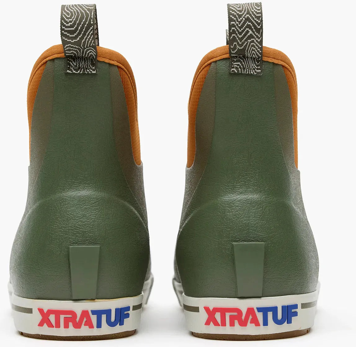 Xtratuf Men's Camp Fleece Lined 6" WP Ankle Deck Boot- Olive- XMADBC30 - Overlook Boots
