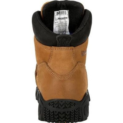 Michelin Men's Pilot Sledge Toe Metatarsal Work Boot -Brown- XPX781  - Overlook Boots