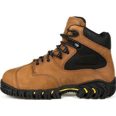Michelin Men's Steel Toe Metatarsal Guard Work Boots - Brown, Size 11M, ANSI/ASTM Safety Rated