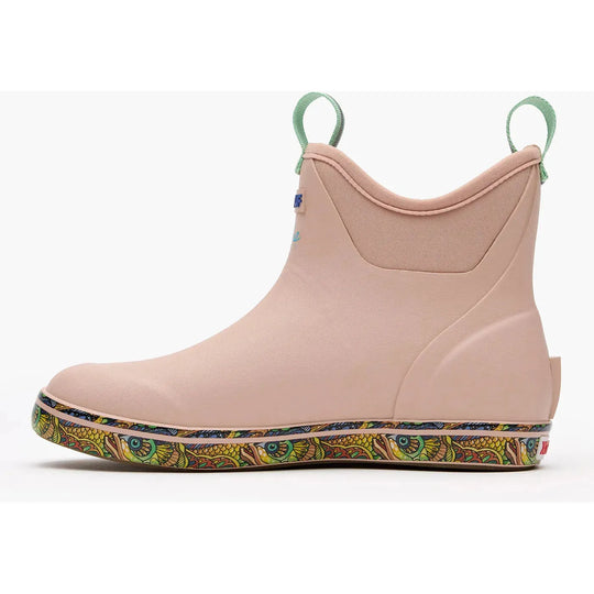 Xtratuf Women's Ankle Deck 6" Waterproof Pull On Boot - Cameo Rose - XWAB6FT - Overlook Boots