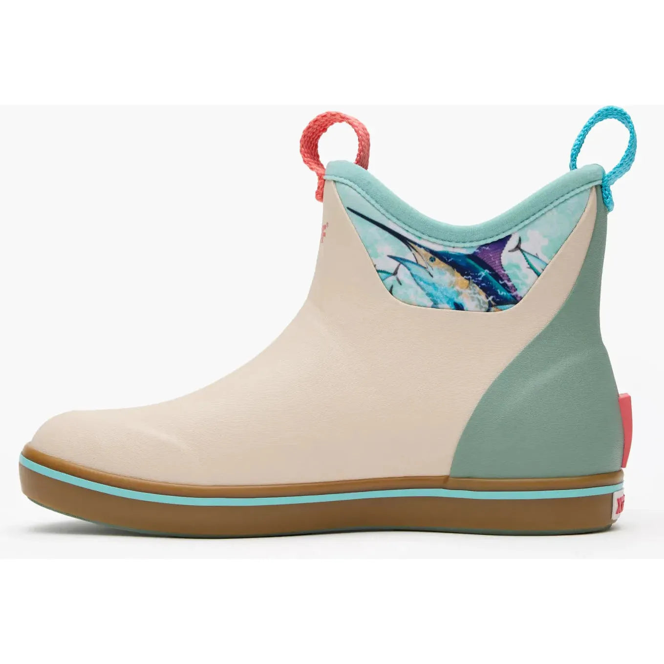 Xtratuf Women's Guy Harvey 6" Waterproof Ankle Deck Boot - White - XWABGH10 - Overlook Boots