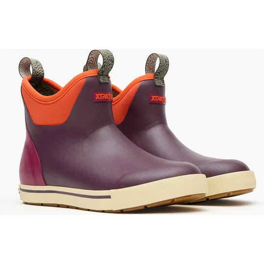 Xtratuf Women's Camp Fleece Lined 6" Waterproof Ankle Deck Boot - Neon - XWADBC50 - Overlook Boots