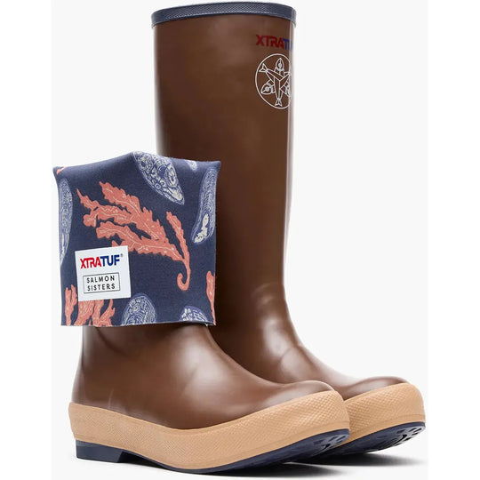 Xtratuf Women's Salmon Sisters 15" Waterproof Legacy Boot - Brown - XWL900KO - Overlook Boots