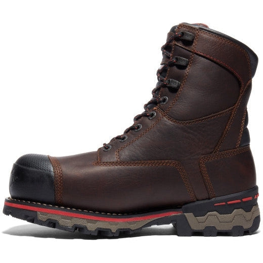 Timberland Pro Men's Boondock 8" Composite Toe Waterproof Work Boot -Brown- TB1A128P214 - Overlook Boots