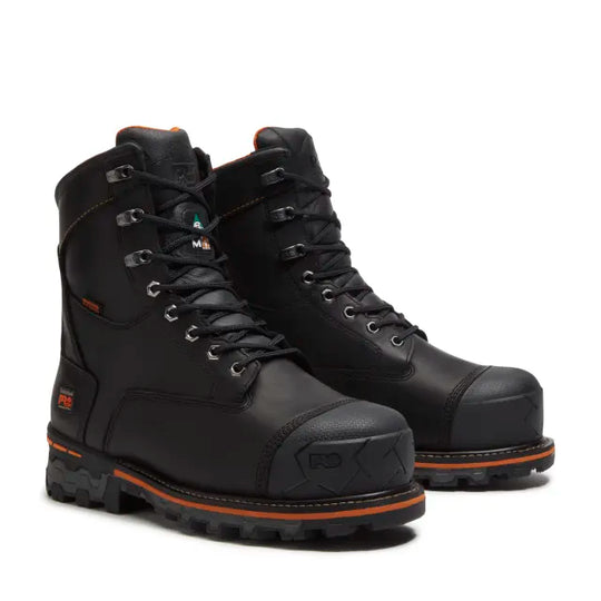 Timberland Pro Men's Boondock 8" Comp Toe WP 200G Ins. Work Boot - Black - TB0A5MA1W021