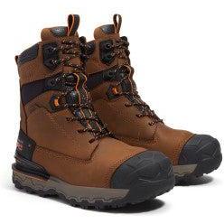 Timberland Pro Men's Boondock Ultralight 8" Comp Toe WP Work Boot - Brown - TB0A648YEM8 - Overlook Boots