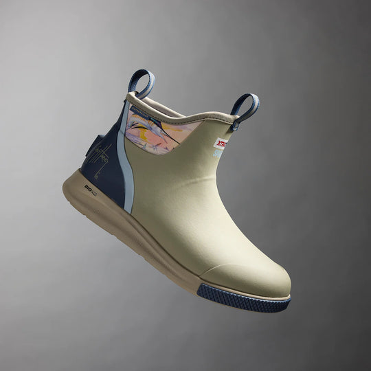 Xtratuf Ankle Deck Boot Sport Men's 6" WP Outdoor Boot - Blue - XADSMG10