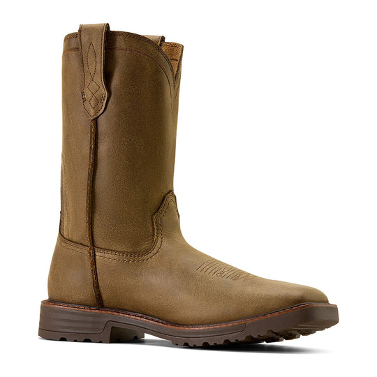 Ariat Men's Activator 11" Steel Toe Western Work Boot - Brown Bomber - 10074291 - Inside Profile - Overlook Boots