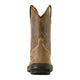 Ariat Men's Sierra Shock Shield 10" Steel Toe Western Work Boot - Brown Bomber - 10077013 - Back View - Overlook Boots