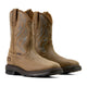 Ariat Men's Sierra Shock Shield 10" Steel Toe Western Work Boot - Brown Bomber - 10077013 - Pair - Overlook Boots